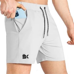 BROKIG Lightweight Mens Gym Shorts